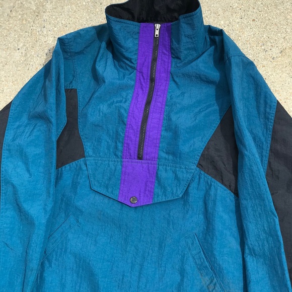 VINTAGE COLORBLOCK JACKET MEDIUM GREAT CONDITION - Picture 4 of 7